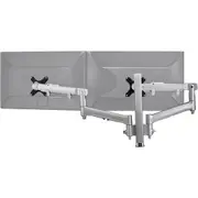Atdec Dual Arm Desktop Monitor Mount White