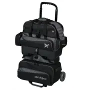 KR Strikeforce Konvoy Black/Carbon 4 Ball Roller Bowling Bag