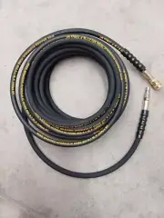 NEW 15M HIGH PRESSURE WATER WASHER HOSE QUICK RELEASE HYDRAULIC 5000PSI BRAIDED