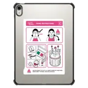iPad Air 11-inch (M2/M3) iPad Impact Case Game Instruction Tablet Case