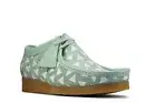 Clarks Men's Wallabee Shoes Made in Portugal Mint Suede 26160206
