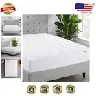 Luxury King Size Fitted Mattress Protector – Quilted Cotton with Elastic Skirt