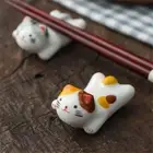 Design Kitchen Cookware Tools Chopsticks Holder Stand Cat Shape Chopstick Rack