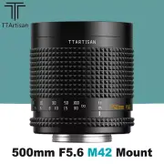 TTArtisan 250mm F5.6 Manual Telephoto Reflex Lens Lens Doughnut Bokeh M42 Mount