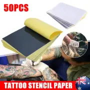 50X Tattoo Stencil Transfer Paper Spirit Thermal Carbon Tracing Copier Supplies