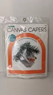 Leisure Arts Canvas Capers #408 Plastic Canvas Dove Ornament 1981 Dick Martin