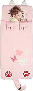 Toddler Nap Mat, Kids Sleep Bag Nap Mat Cozy Sleeping Bag for Boys and Girls, Children's Cartoon Slumber Sack