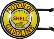 SHELL MOTOR OIL Gasoline Bar Lighting Wall Sign Light LED