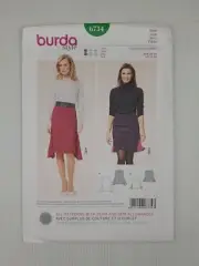 Burda Sewing Pattern 6734 Women's Skirt Pattern Size US 10-20 EUR 36-46 NEW