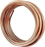 AEAOA 32.8 Feet Soft Round Copper Wire Bendable Metal Wire Jewelry Craft Wire Beading Floral Making Jewelry Making Doll Making (4 Gauge/5mm)