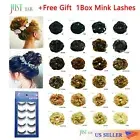 Curly Messy Rose Bun Hair Piece Updo Scrunchie Ponytail Natural As Human Hair