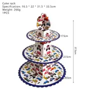 1Pcs Cupcake Stand Construction Truck Vehicles Tableware Party Supplies Kids Birthday Decoration