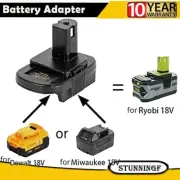 Battery Convert Adapter For DEWALT For Milwaukee Converter 20V/18V For RYOBI 18V