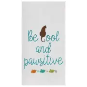 Be Cool Cats Life 100% Cotton Lint Free Flour Sack Towel R3783