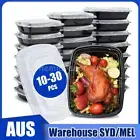 10-30 Pack Meal Prep Food Containers Microwave Safe Lunch Storage Boxes + LIDS