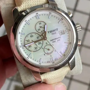 錶現不凡～TISSOT/天梭 PRC200 自動計時碼表錶/9成新