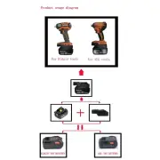 Easy to Use Battery Adapter for RIDGID AEG Tools Li Ion Battery Support