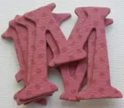 Bo Bunny Double Dot *BOYSENBERRY* Chipboard Letters