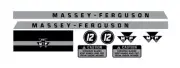 Massey Ferguson 12 Tractor Hood Grille Decal Set Sticker 10 14 16 Lawn & Garden