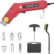 6-in-1 Foam Cutting Kit 100W Hot Knife Cutting Tool, Electric Foam Cutter Tool Electric Styrofoam Cutter with Precision Blades for KT Board, Plastic, Fabric, Rope – With Hex Wrench & Cleaning Brushes