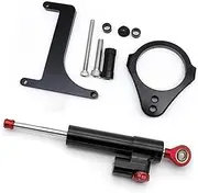 for Inokim, OX Sub13 Steering Damper Stabilizer Bracket Mounting Kit Skateboard Electric Scooter Accessories Electric Scooter Steering Damper(Black B3)