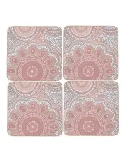 [Maxwell & Williams] Lou Martin Uplift Cork Back Coaster 10.5cm Set of 4 in Pink