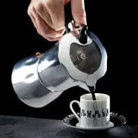 在飛比找momo購物網優惠-【KitchenCraft】經典義式摩卡壺 銀6杯(濃縮咖啡