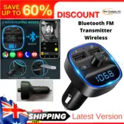 LENCENT FM Transmitter, Bluetooth FM Transmitter Wireless Radio Adapter Car Kit