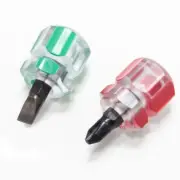 2X Small Mini Flathead Phillips Slotted Screwdriver Stubby Tight Space Tools Set