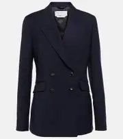 [Gabriela Hearst] Gabriela Hearst Angela wool blazer AU 6 blue