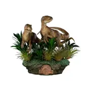 Jurassic Park Two Raptors Deluxe 1:10 Statue Collectable Toy
