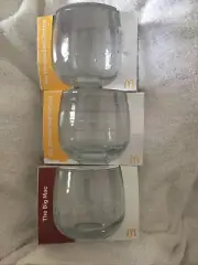 McDonalds BIG MAC CHEESE MELT SESAME SEED Glass Maccas AUSTRALIA 50 Years Coke