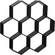 VANZACK Hexagon Path Paving Mould Reusable Cement Tile Mold for Easy to Use Design for Artistic Outdoor Spaces