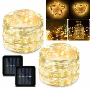Solar LED String Lights Copper Wire Waterproof Outdoor Fairy LED Decor Garland