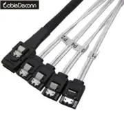 Reverse Mini SAS SFF-8087 36-PIN to 4 SATA 7-PIN HD Sata BackPlan Cable
