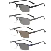 Mens Transition Photochromic Reading Glasses Sunglasses UV Readers 0 ~ 3.5