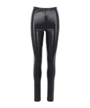 shiny jersey leggings S,M BLACK