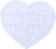 ORFOFE 10pcs Heart Shaped Drawing Boards DIY Blank Painting Paper Educational Coloring Board for Boys and Girls