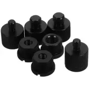 8pcs Microphone Adapter Assorted Mic Screw Adapter Microphone Stand Screw Supply