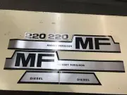 Massey Ferguson 220 tractor decals