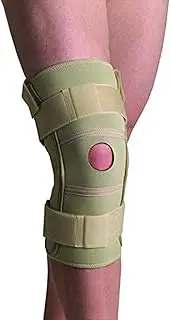 Thermoskin Hinged Knee Brace with Single Pivot Hinge, Beige, X-Large