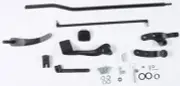 HD Black Forward Control Kit w Mount No Pegs Harley Dyna Super Glide 06-13