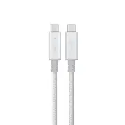 Moshi Integra 2M USB-C Nylon LED Indicator Charging Cable For Phones/MacBook SLV