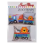 Zoo Train Cushion Pattern Set by Sew Along Quilting Sewing Craft DIY