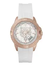 Plein Sport Mens Touchdown Rose Gold 44mm Strap Fashion Watch