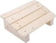 HONMEET Desk Foot Rest En Wooden Foot Rest Bench Tilted Design Portable Footrests for Office and Home