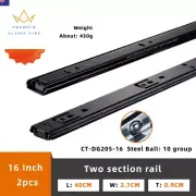 Drawer Rail 8~20Inch Cold Rolled Steel Drawer Slides Close Drawer Sliding Track