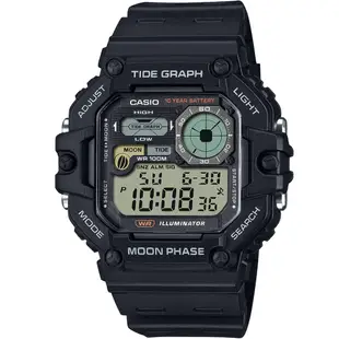 【CASIO 卡西歐】復古潮流方形數位腕錶/咖(W-800H-5A)