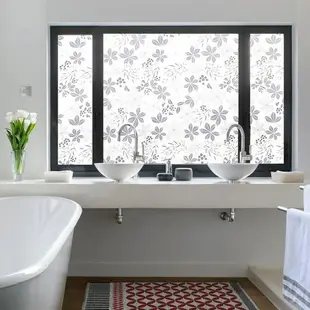 玻璃貼紙透光不透明防隱私窗戶貼膜防水窗花紙浴室客廳玻璃門貼紙