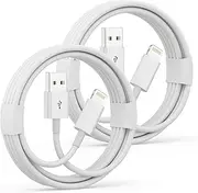 Car Carplay Cable, 2Pack USB A to Lightning Cable iPhone Charger Cord Compatible iPhone 14 13 12 11 Pro Max XR XS X 8 7 6 Plus SE iPad Charger Car Charging Cable (3FT)